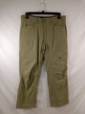 Eddie Bauer Men's Green Cargo Pants Size 35x30